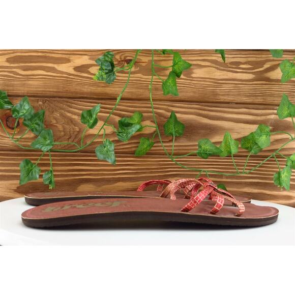 Reef Sz 11 M Orange Flip Flop Synthetic Women‎ Sandals - Picture 4 of 8